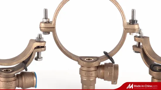 Bronze Ball Valve Curb Stop for North American Market
